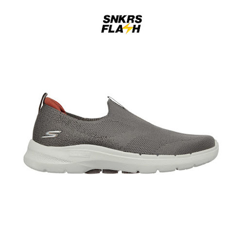 SKECHERS Go Walk 6 Taupe Sepatu Casual Mens - 216202TPE - Size 45