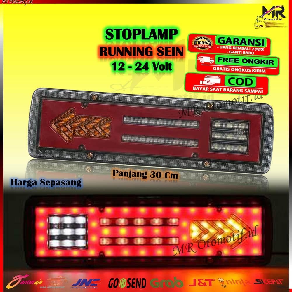 Lampu Stoplamp Stop Lamp Rem Belakang Led Sein Running Mobil Pick Up Carry  L300 Futura 12/24 Volt