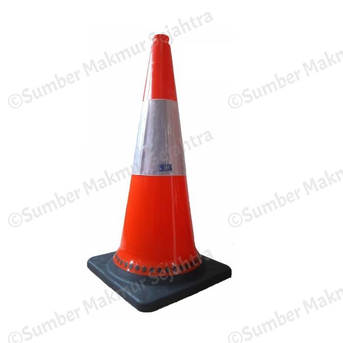 Traffic Cone Rubber / Kerucut Parkir Karet 911 Murah