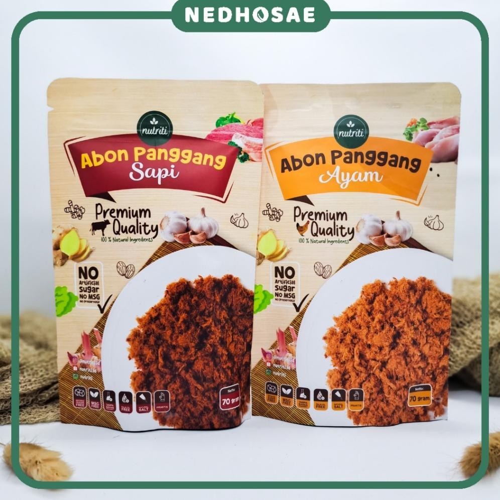 

NUTRITI ABON PANGGANG | ABON AYAM | ABON SAPI | HALAL NATURAL