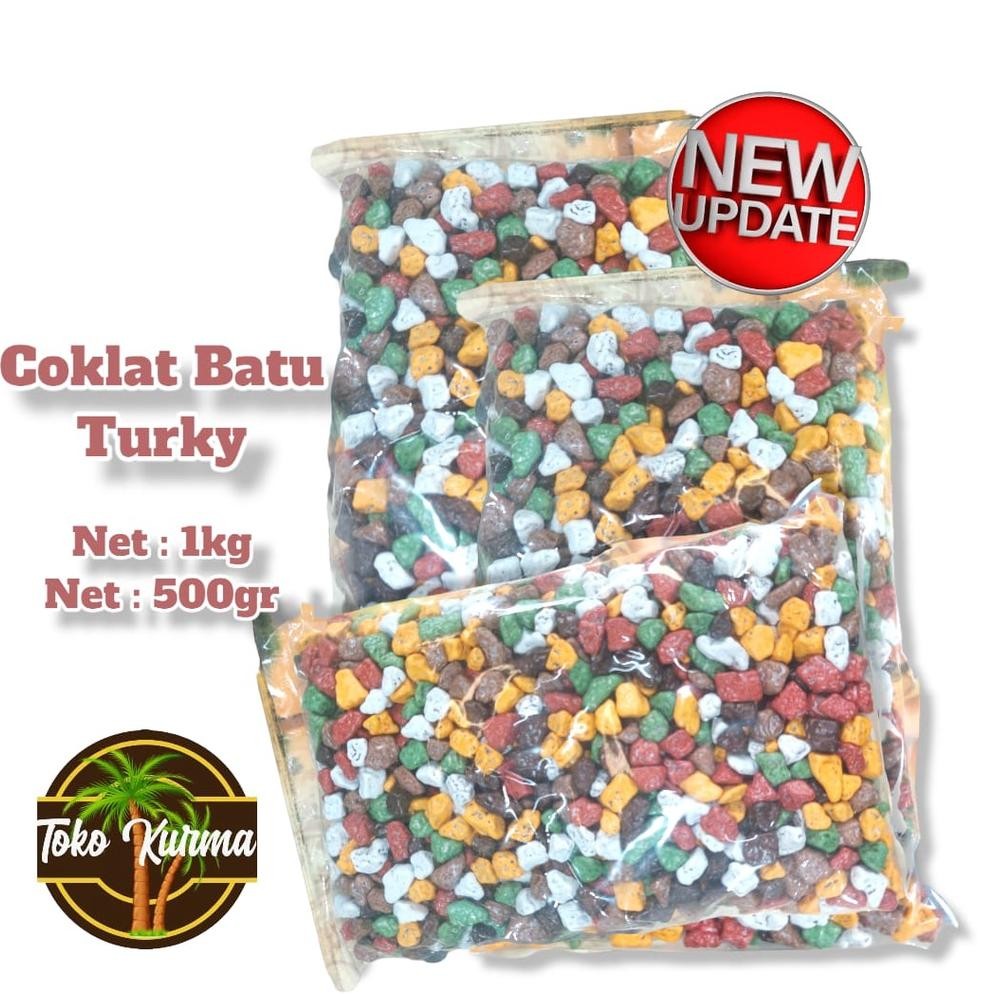 

Coklat batu/krikil original turky 1kg