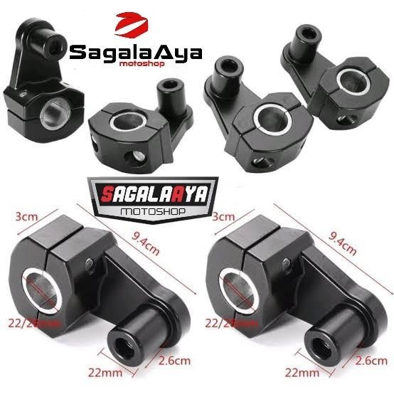 pivot riser stang universal motor adaptor raiser versys cb150x adv ktm Import Premium
