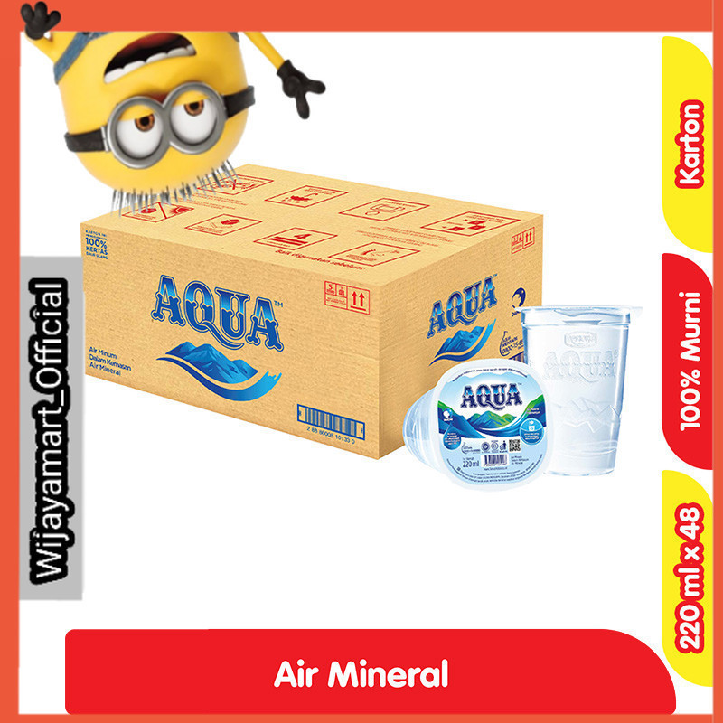

Aqua Air Mineral Cup 220 ml - Karton