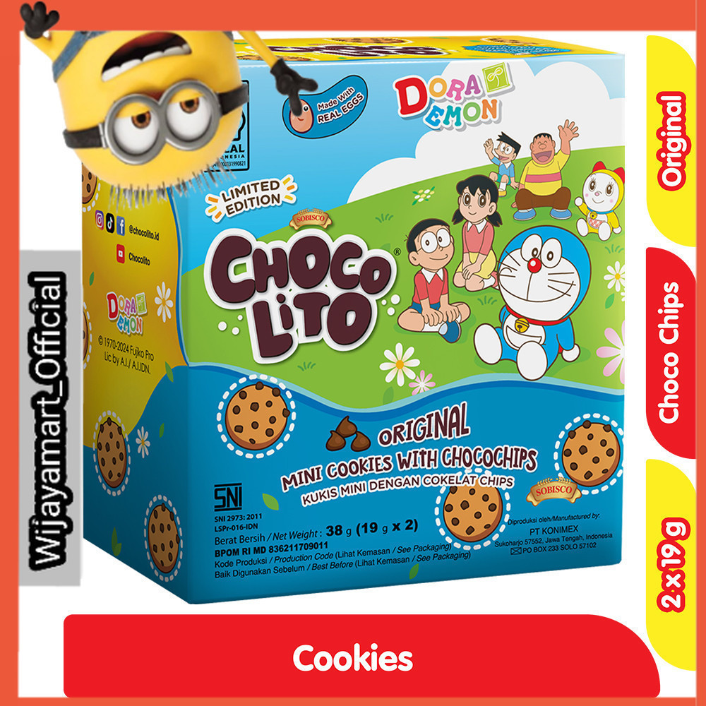 

Chocolito Cookies Mini Chocochips Original 2 x 19 g