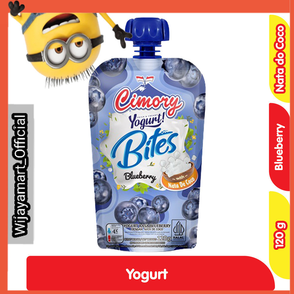 

Cimory Yogurt Bites Bluberi 120 g