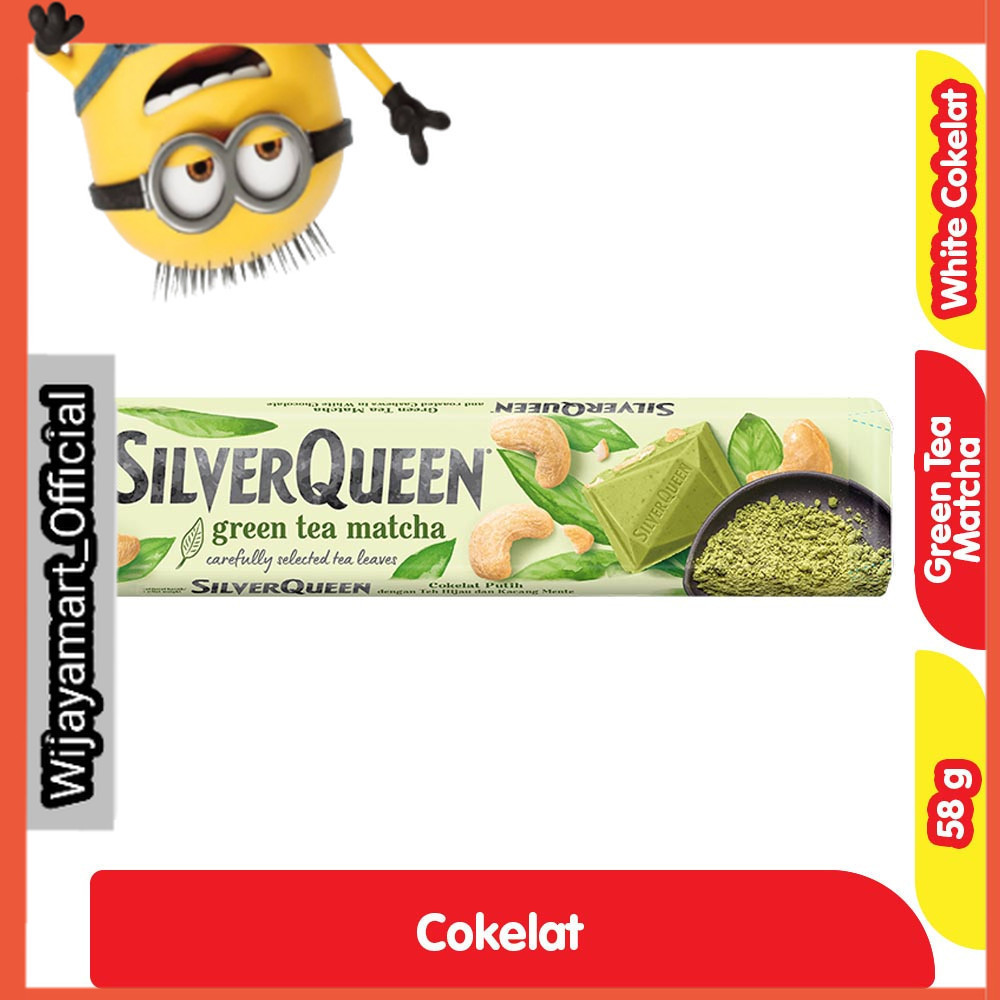 

SilverQueen White Cokelat Green Tea Matcha 58 g