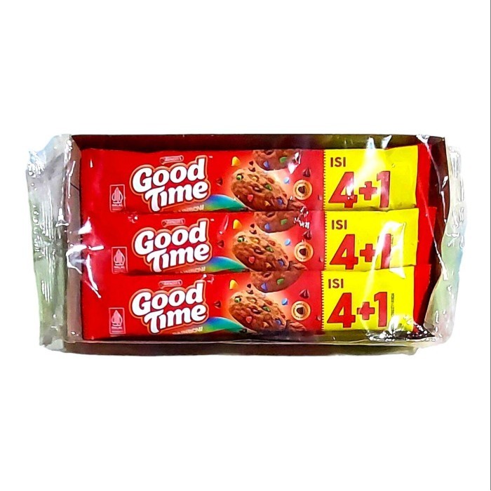 

ARNOTT'S GOOD TIME 26.5gr DOUBLE CHOCOLATE RAINBOW CHOC COOKIES COKLAT