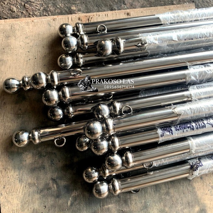 TERLARIS PALING LARIS Tiang Bendera Stainless Outdoor 3 M COD