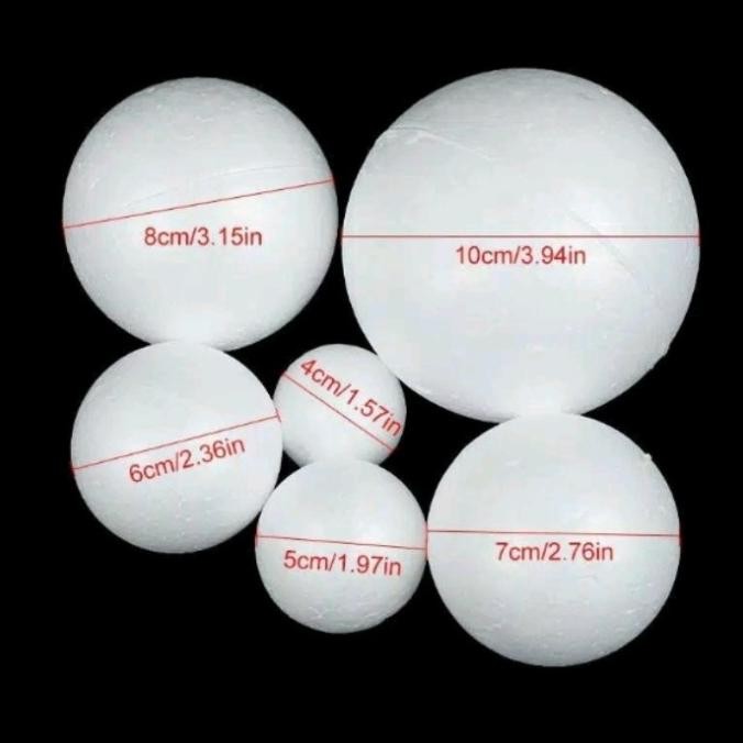 

*$*$*$*$] Bola styrofoam planet 1 set isi 10 pcs