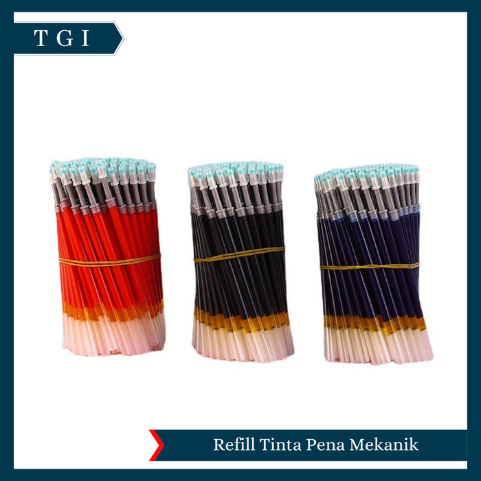 

TGI - REFILL ISI ULANG BOLPOIN GEL MEKANIK 0.5mm REFILL TINTA PENA GEL