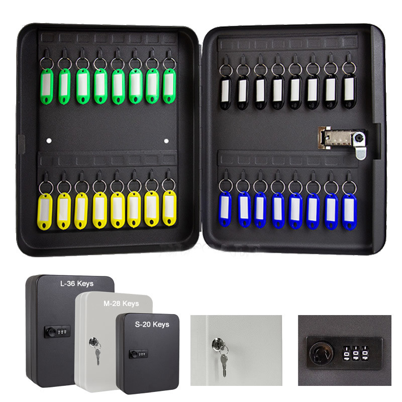 Multi Key Lock Box Keys Safe Stora Box Combination/Key