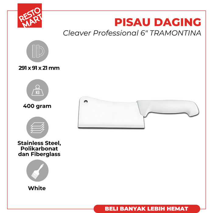 PISAU DAPUR / CLEAVER PROFISSIONAL 6" TRAMONTINA (1511569)