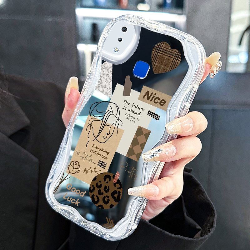 Casing Hp Untuk VIVO Y91 Y91i Y93 Y93s Y95 Case Casing art foto drop HP Softcase silikon Kasing taha