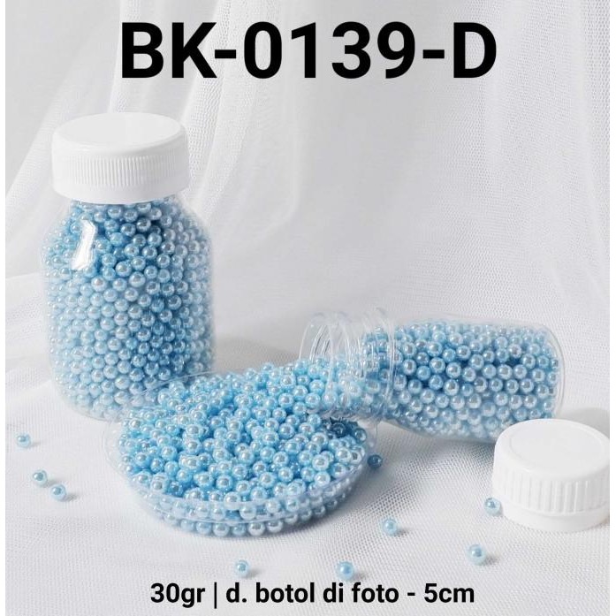 

((((()paling dicari] BK-0139-D Sprinkles sprinkle sprinkel 30gr 30 gram mutiara biru