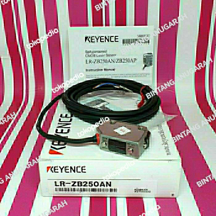 HOT SALE Keyence LR-ZB250AN CMOS Laser sensor...NPN out put dngn jarak 250mm