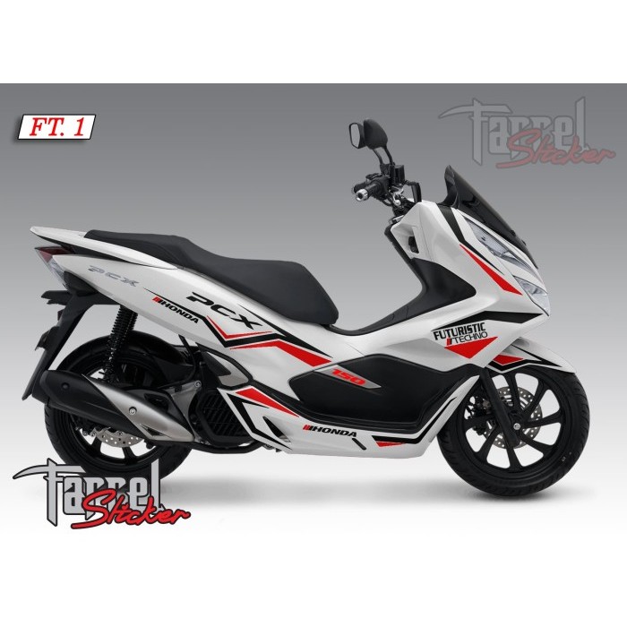 Promo Stiker Stripping Stiker Pcx Putih