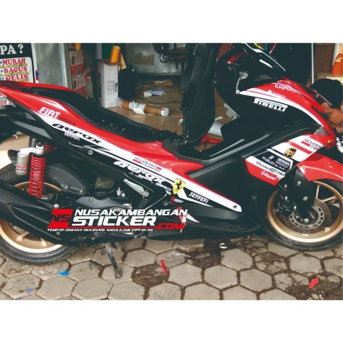 Promo Decal Stiker Yamaha Aerox Ferari
