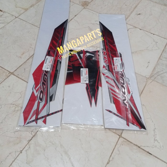 Promo Striping Nouvo Z Original Yamaha 1P7 Merah Hitam Striping Nouvo Mx Ori