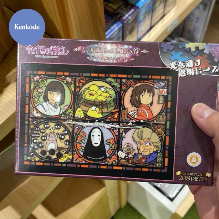 Puzzle crystal 208pcs Totoro Kiki's Spirited Away Ghibli Store Japan