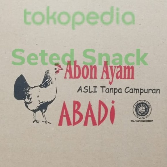 ABON AYAM MERK ABADI 5KG / ABON AYAM ABADI 5 KILO