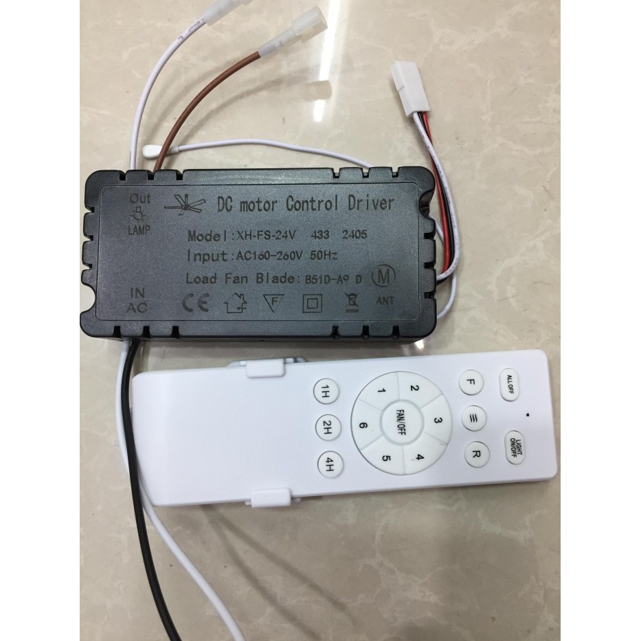 TERBARU DC Motor Control Driver DAN REMOTE CONTROL UNTUK KIPAS XH-FS-24V DC