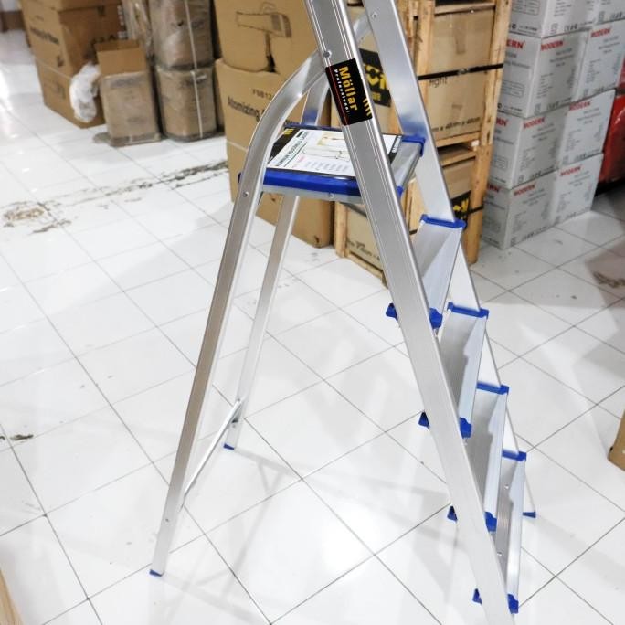 Diskon Tangga Rumah Alumunium Almunium 5 Step Mollar / Tangga Lipat 5Step