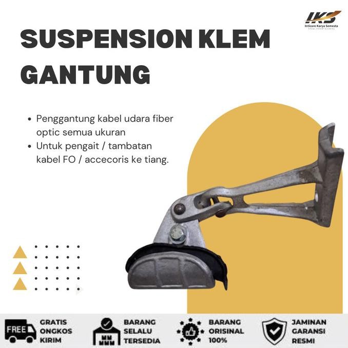 ] Suspension Klem Gantung Kabel