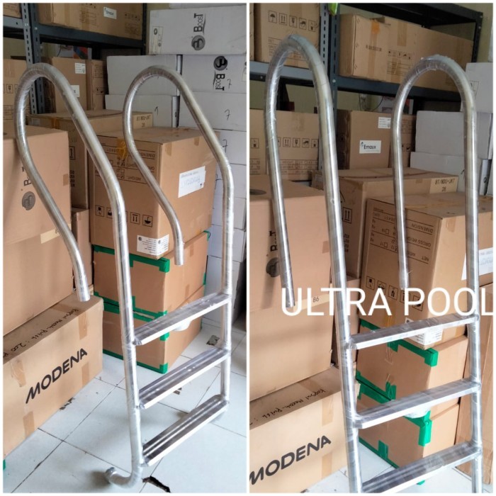 tangga kolam renang stainless 3 step