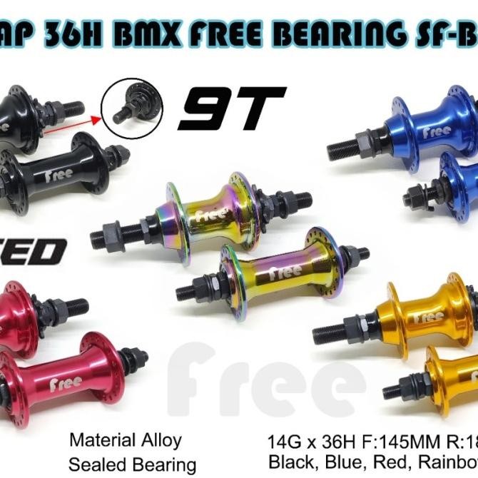 Hub BMX hole 36 Free alloy 9t bering 5 jangkrik The best