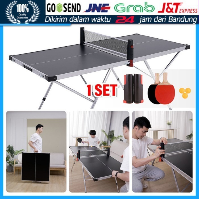Meja Pingpong Tenis Mini 5 Ft Meja Table Tenis Tennis Lipat Protable