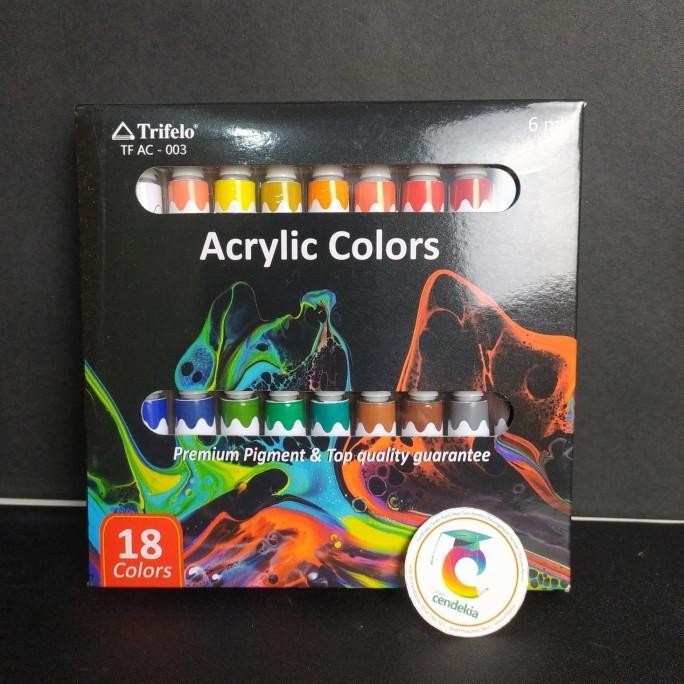

] Cat Acryalic TRIFELO Cat Akrilik TRIFELO 18warna 6ml