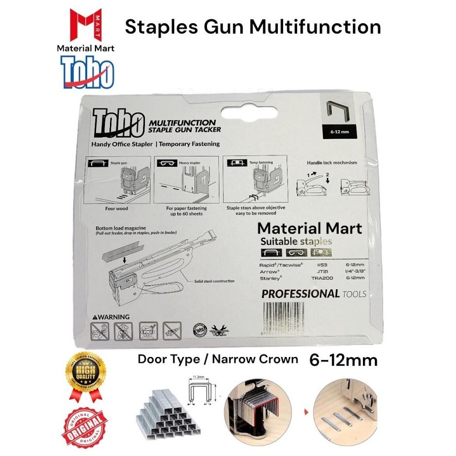 

Promo Premium Staples Tembak Toho | Tembakan Paku Staple | Gun Tacker 3 Way COD