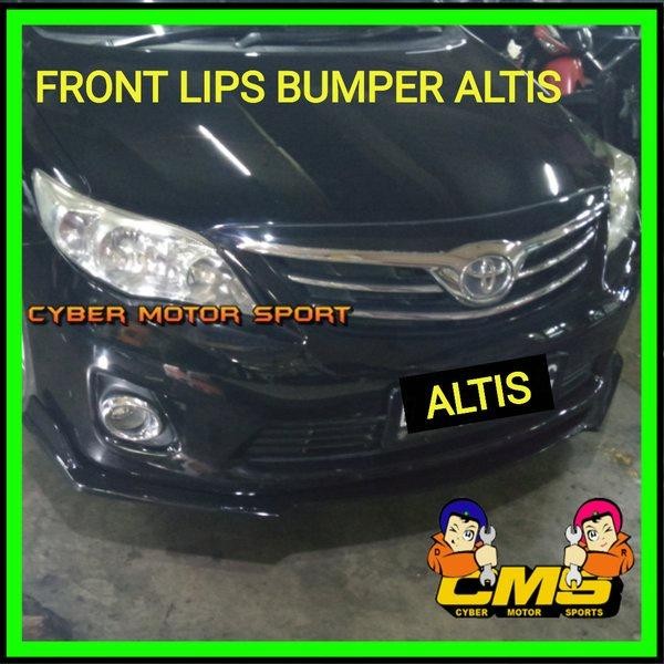Lips Bumper Depan Toyota Altis. Lips Bumper Bodykit Altis. Front Lips