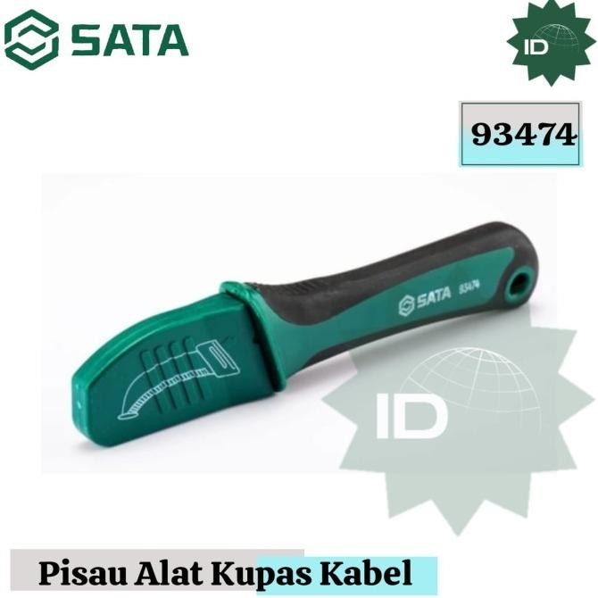 

Promo Pisau Alat Kupas Kabel 93474 Protection Wire Stripping Knife Sata Tools COD