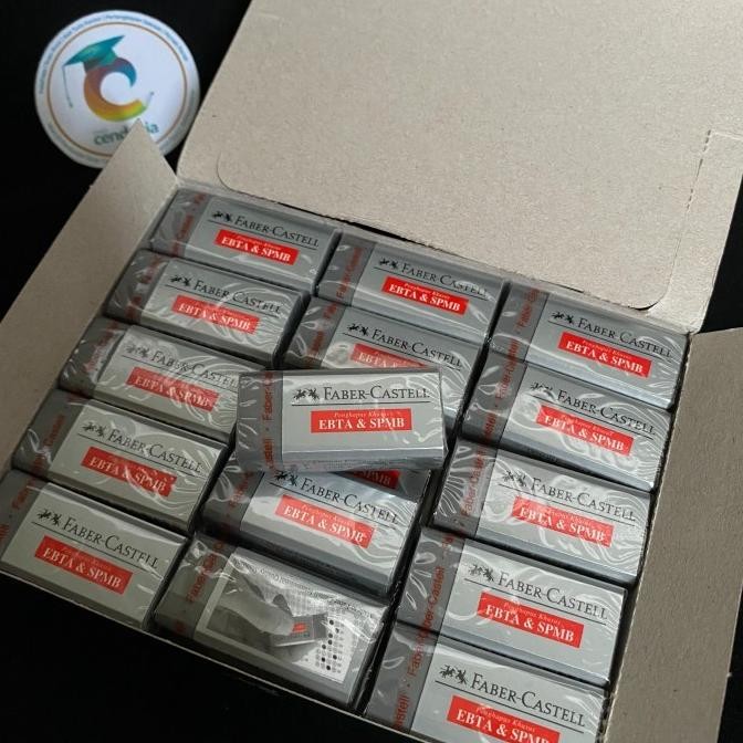 

] Penghapus Pensil FABER CASTELL Abu-abu khusus EBTA & SPMB