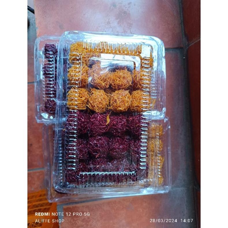 

( paket 3pack) grubi mix 1pack isi 42 butir - kremes ubi jalar/ manisan cemilan snack jadul