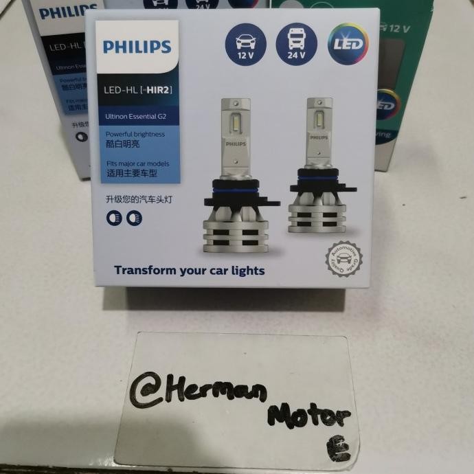 Bohlam Mobilio Brio Rs Philips Ultinon Essential G2 Led Hir2 Original
