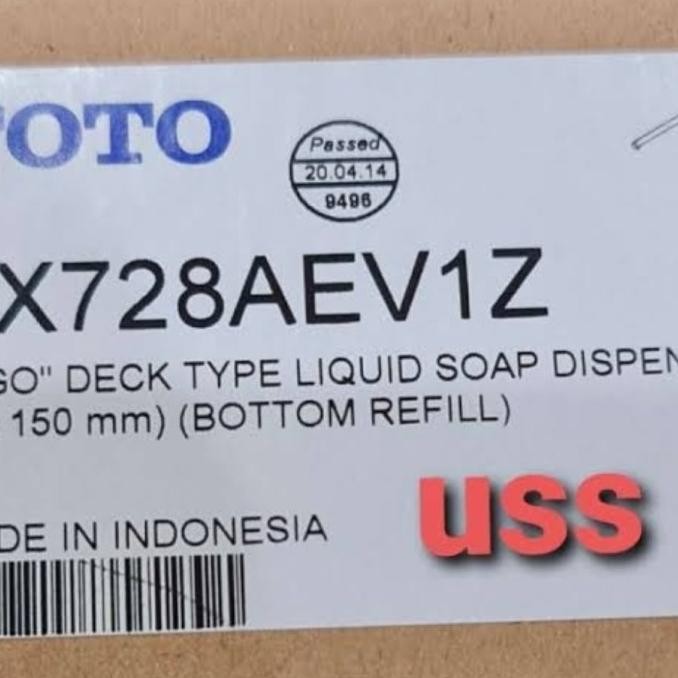Murah Tempat Sabun Cair Toto Tx728Aev1Z