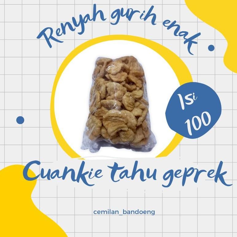 

cuankie tahu gepeng isi 100 pcs