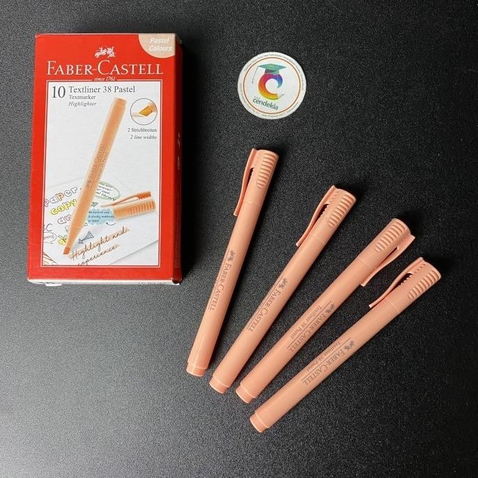 

,,,,,,,] Highlighter / Textliner 38 / Stabilo Faber Castell pastel Coral