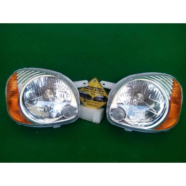 Headlamp Lampu Depan Kristal Hyundai Atoz