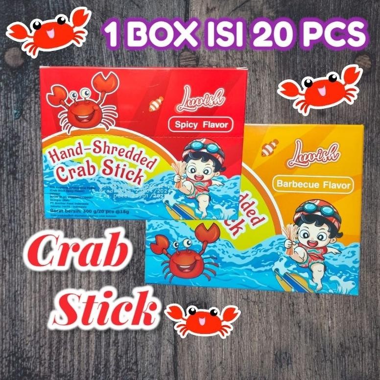 

PROMO 1 BOX LUVISH CRAB STICK ISI 20 PCS