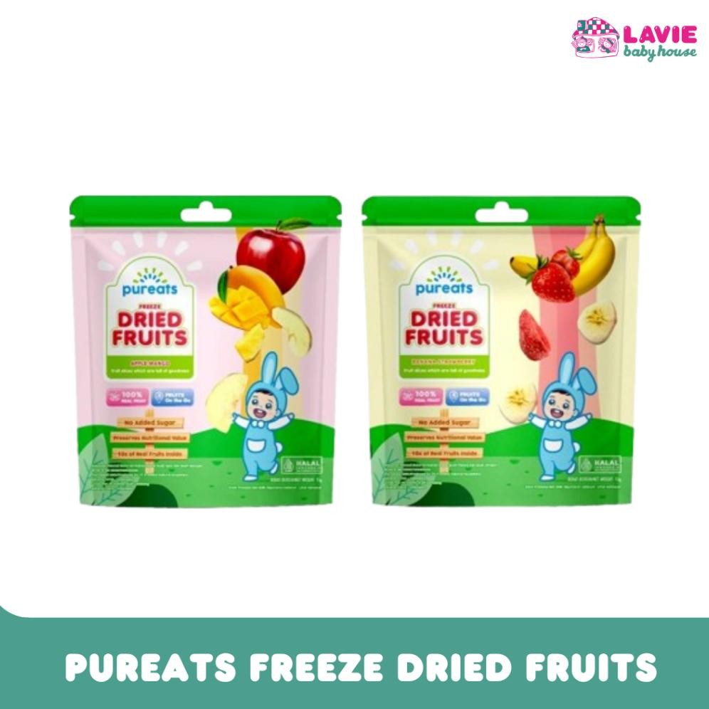 

Pureats Freeze Dried Fruits 15g / Cemilan Buah Kering