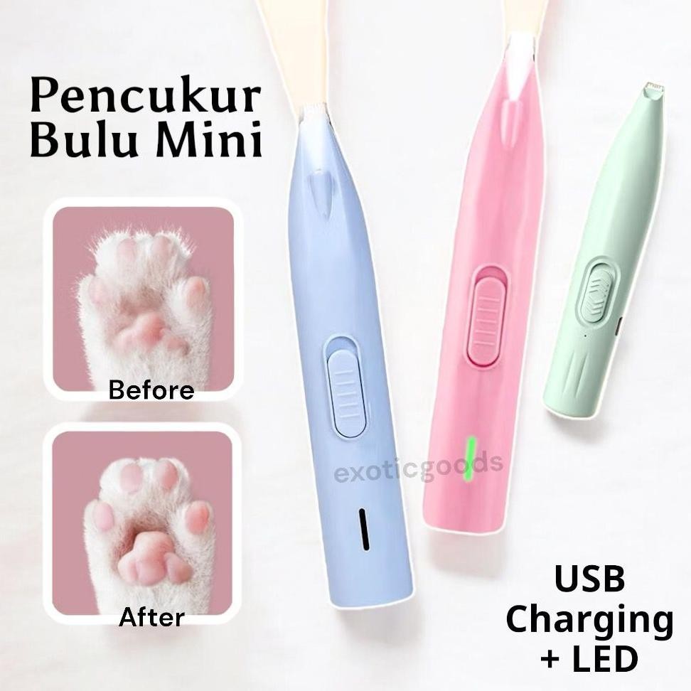 PENCUKUR BULU KAKI ELEKTRIK ANJING KUCING ALAT CUKUR ANJING ALAT CUKUR KUCING ALAT GROOMING HEWAN