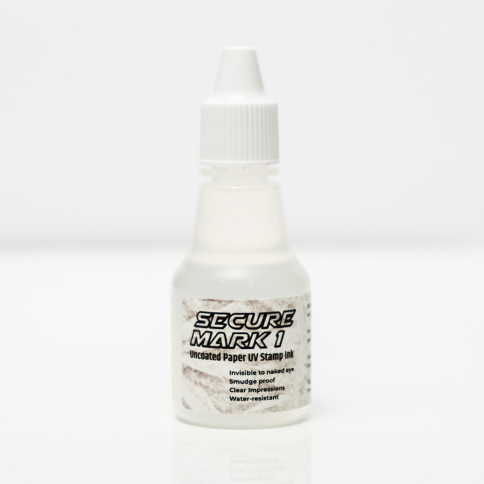 

Tinta Stempel UV Kertas - Secure Mark 1 - UV invisible ink - 10ml