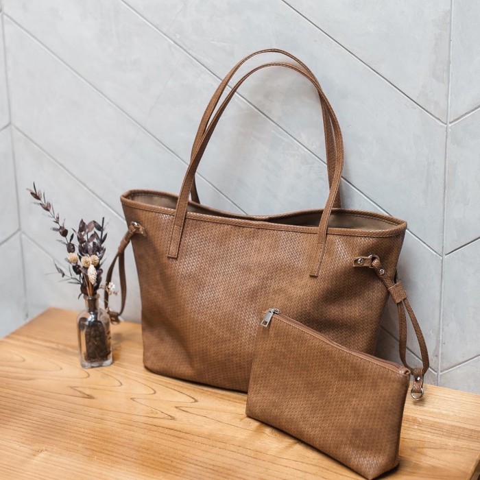 PADDY AVERY TOTE BAG IN DAY (BROWN)