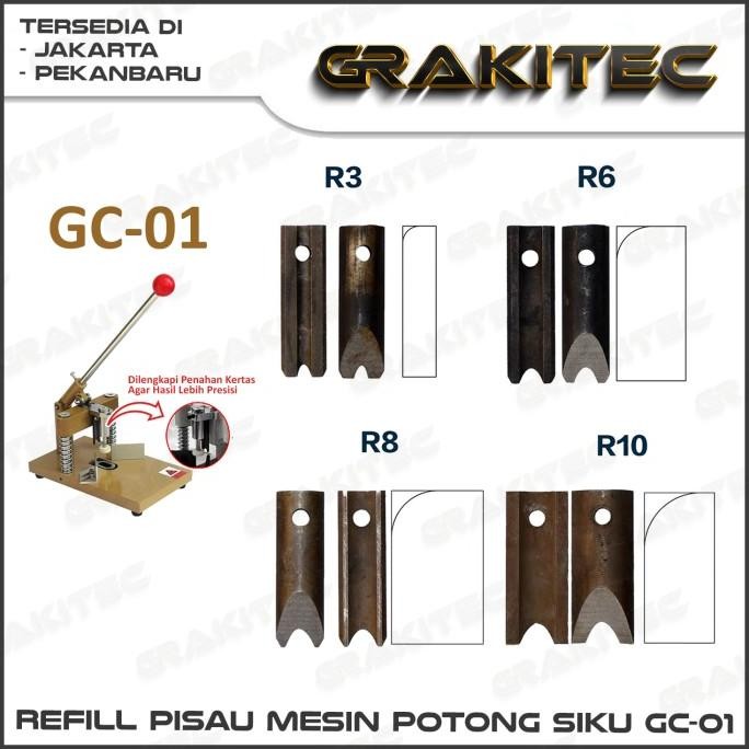 

Refill Pisau Mesin Potong Siku Round Corner Gc 01 Original Dan Terpercaya