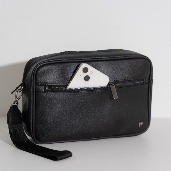 TFG POUCH CLUTCH TAS TANGAN NOBU 210 BROWN LIFETIME WARRANTY