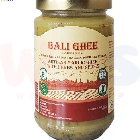 

Bali Ghee Clarified Butter Ghee Garlic Pice Gluten Free 330Ml