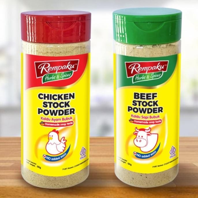 

Rempaku Beef/Chicken Stock Powder Non MSG 90 gr